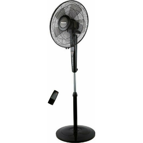 HIGH FLOOR FAN  PRSF-80505 40cm 60W BLACK ΜΕ RC